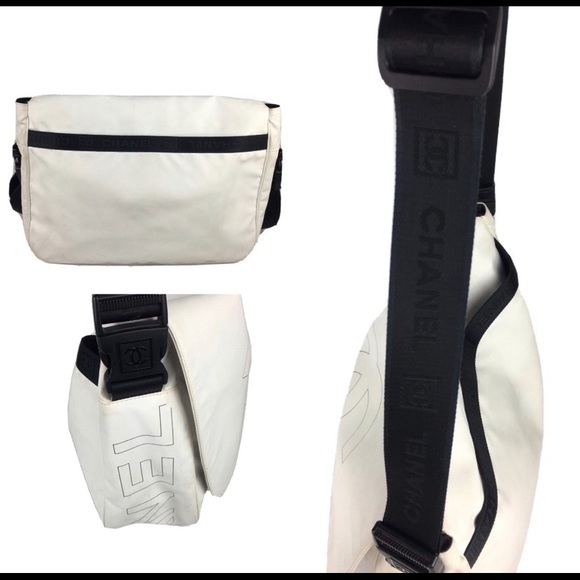 **SALE** Sport Line Chanel CC Logos Shoulder Bag - Picture 2 of 4